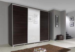 Szafa przesuwna SILVER 255 z lustrem