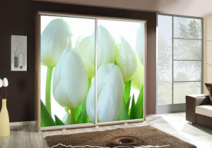 Szafa PENGRAF 205 z grafiką TULIPANY