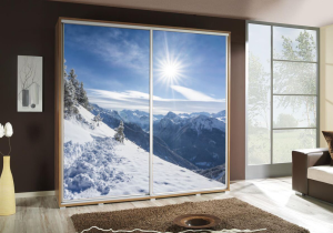 Szafa PENGRAF 205 z grafiką ZIMA 2