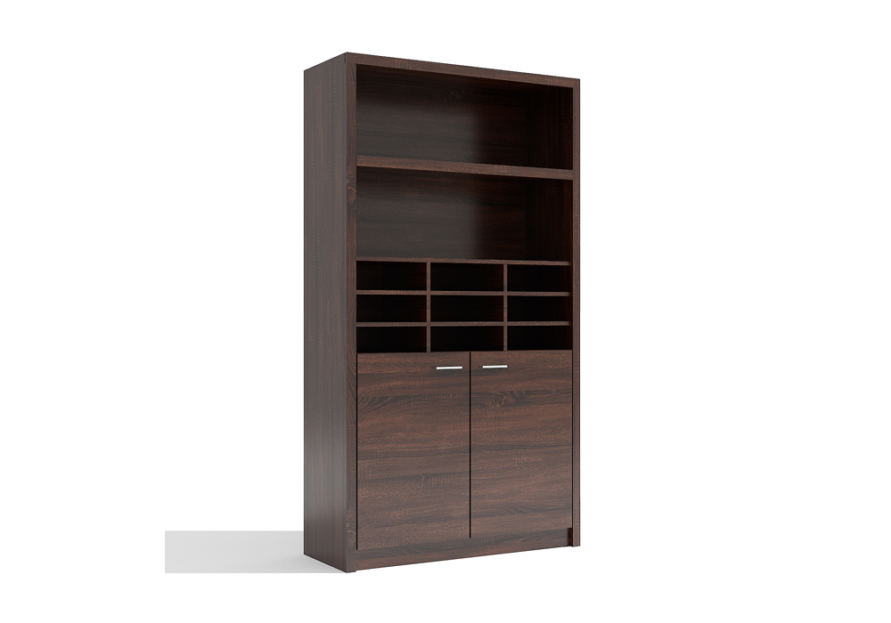 Regał LEMUR LER-2 czekolada.png