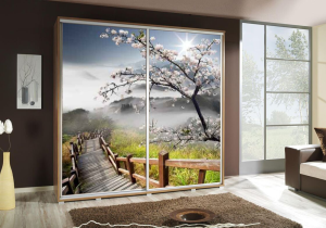 Szafa PENGRAF 205 z grafiką SCHODY