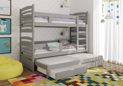 Łóżko piętrowe 3-osobowe OLI