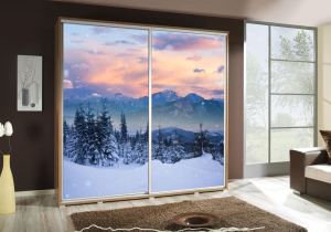 Szafa PENGRAF 205 z grafiką ZIMA 1