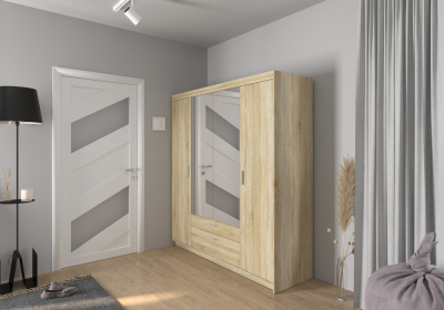 Szafa z lustrami ELENA 4D