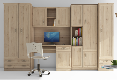 Meblościanka młodzieżowa z biurkiem FABIAN