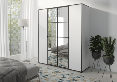 Szafa 4-drzwiowa OSLO I 180 w dwóch kolorach