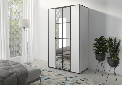 Szafa 4-drzwiowa OSLO I 120 w dwóch kolorach