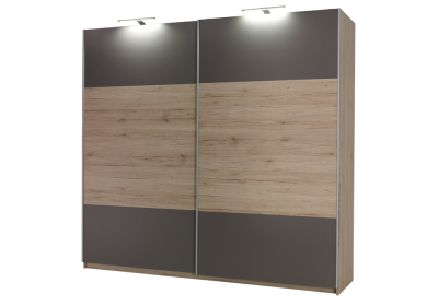 Szafa 2D przesuwna z ledami DIONE D01