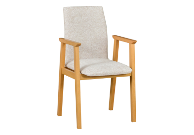 "FOTEL 1" drewniany tapicerowany