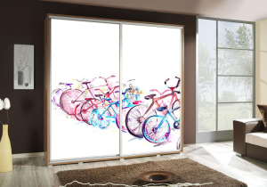 Szafa PENGRAF 205 z grafiką ROWERY