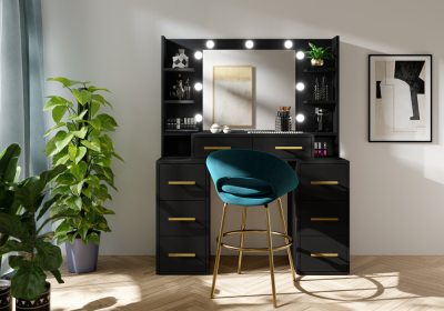 Toaletka z szufladami i półkami SPAIN - 4 kolory