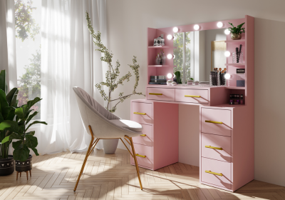 Toaletka z szufladami i półkami SPAIN - 4 kolory