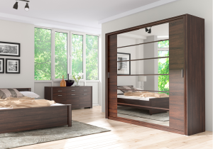 Szafa 2D przesuwna EBON czekolada.png