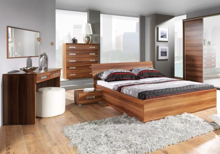 Meble sypialniane / Sypialnia PENELOPA śliwa wallis - LUXOR MEBLE - www.luxor-meble.com